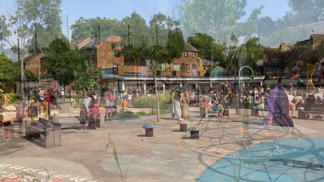 Kensington Memorial Outdoor Kids Summer Water Park London смотреть онлайн