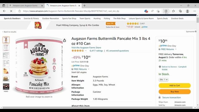 Augason Farms: Amazon Store Tutorial And Camel, Camel Camel Review
