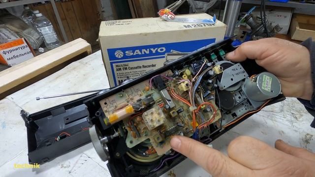 Японская магнитола Sanyo для советского рынка смотреть онлайн