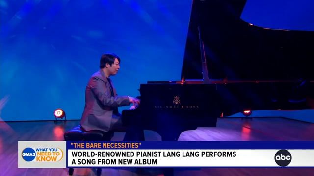 Pianist Lang Lang performs Disney classic on 'GMA3' смотреть онлайн