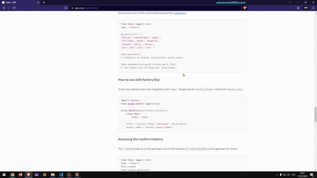 Generar Datos de Prueba con Python | Crear Datos Falsos para Inserción Masiva | Faker Tutorial ✅ смотреть онлайн
