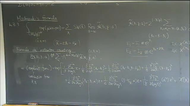 Hiraku Nakajima - Donaldson = Seiberg-Witten from Mochizuki's formula and instanton counting смотреть онлайн