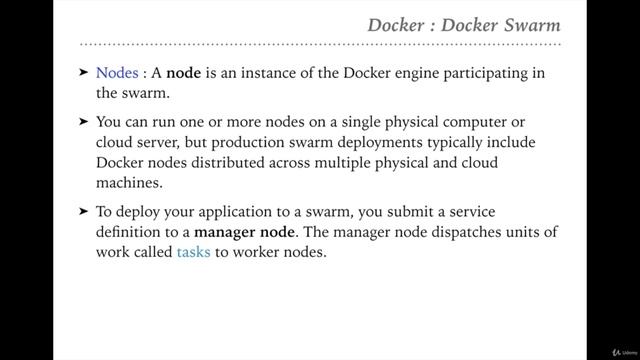 2 Docker Swarm Terminology смотреть онлайн