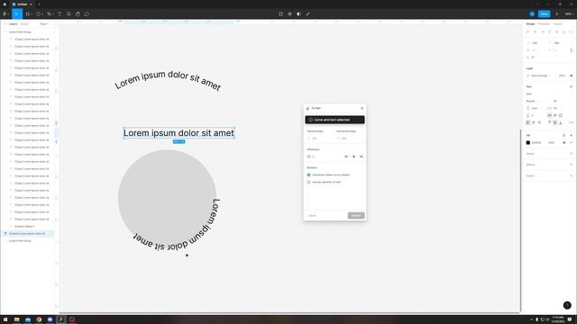How do I make Text go around a Path in Figma? смотреть онлайн