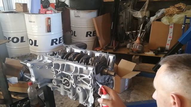 Постройка B20Vtec. Часть 2. engine building part 2 смотреть онлайн