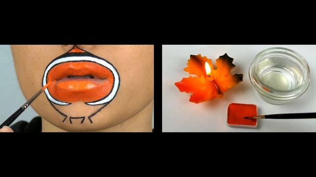 Губки рыбки - Fishy Lips Lip Art смотреть онлайн