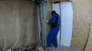 #6 Как утеплить гараж изнутри  . Утепление гаража пенопластом .