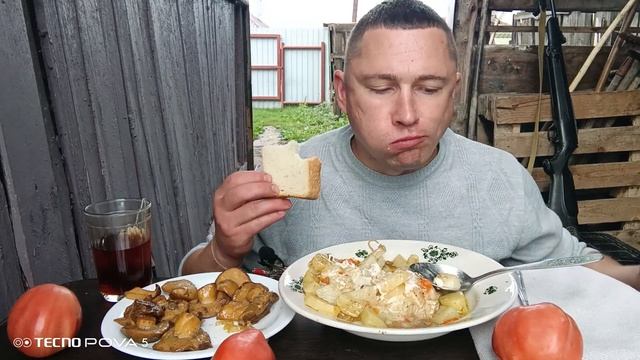 мукбанг/тушёная картошка/mukbang/devoured/