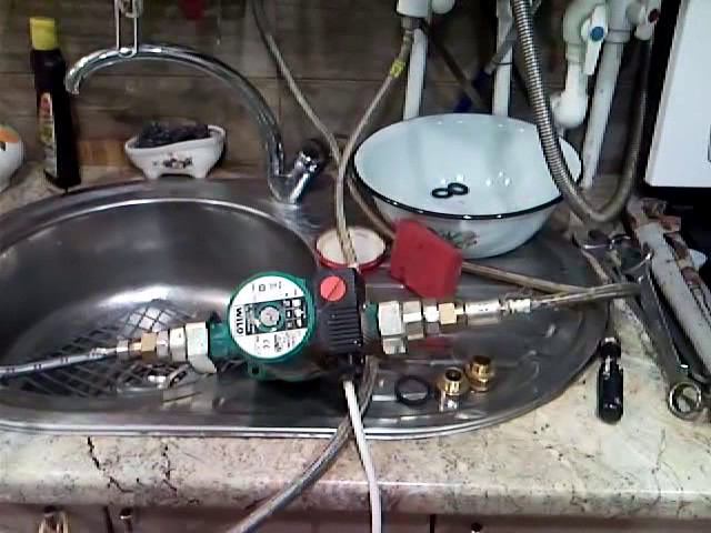 Котёл BAXI mainfour 24 моем контур ГВС. смотреть онлайн