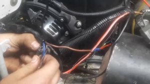 Двигатель Lifan на Буран, подключение блока замка зажигания.