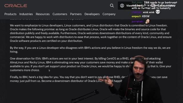 Keep Linux Open and Free!!!! Oracle Dunks on IBM | Prime Reacts смотреть онлайн