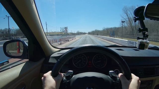 Testing My STOCK BMW 335i at the 1/4 Mile Drag Strip! Getting Baseline Results before Modifications смотреть онлайн