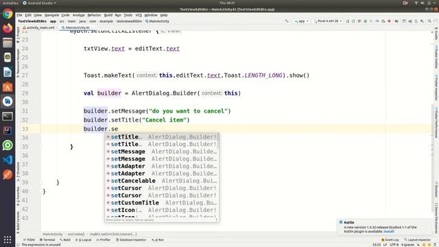 How to Create Toast and Alert Dialog in android Kotlin | Part 3 смотреть онлайн