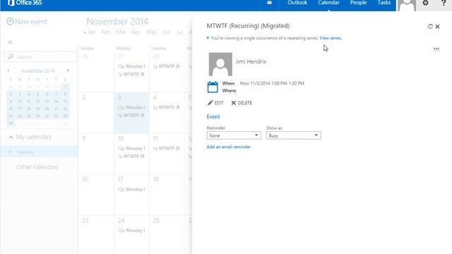 Oracle Calendar Server to Exchange Recurring Appointment Migration смотреть онлайн