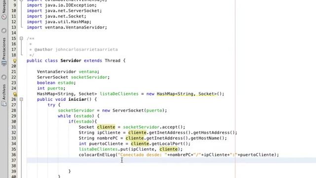 CLIENE Y SERVIDOR CHAT EN JAVA смотреть онлайн