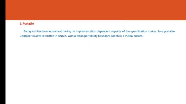 Features of JAVA.. смотреть онлайн