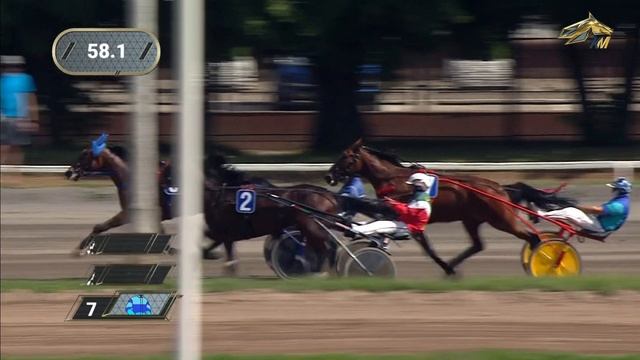 5-й Заезд. БОЛЬШОЙ ВСЕРОССИЙСКИЙ ПРИЗ (ДЕРБИ) (1-й Гит). ЦМИ 31 июля 2022 смотреть онлайн