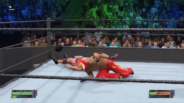 WWE 2K22 REY MYSTERIO VS KURT ANGLE смотреть онлайн