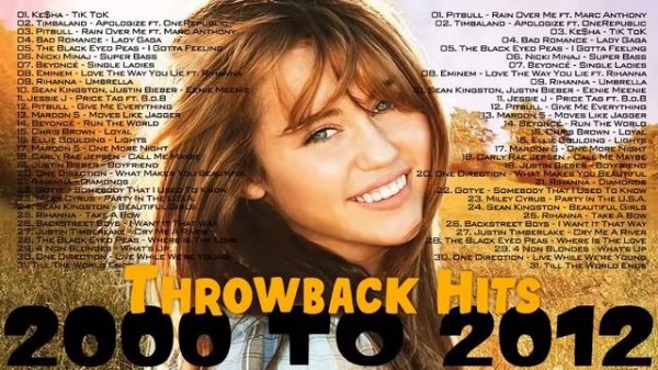 Billboard Top 100 Songs of the 2000s & Top 100 (2010-2012)
