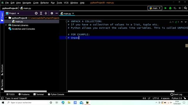 Unpack a Collection in Python || Part-16 || Python Tutorial for Beginners смотреть онлайн