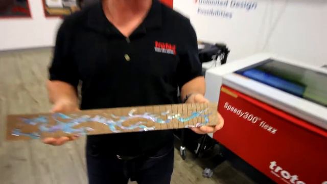 Mother-of-pearl Guitar Fret Board | Laser engraving and cutting | Trotec смотреть онлайн