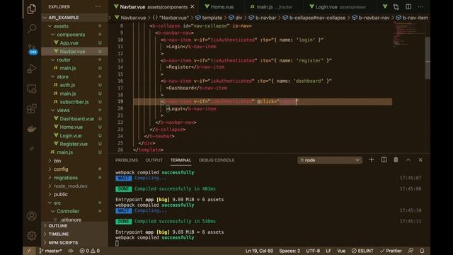 Symfony 5 API - E6 - Logout смотреть онлайн