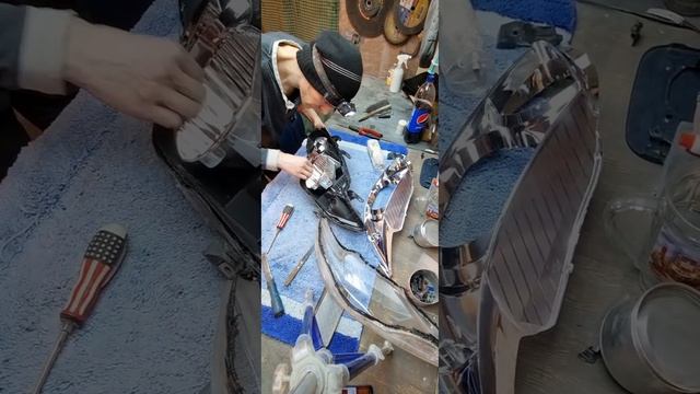 разборка и сборка фары на старый герметик смотреть онлайн