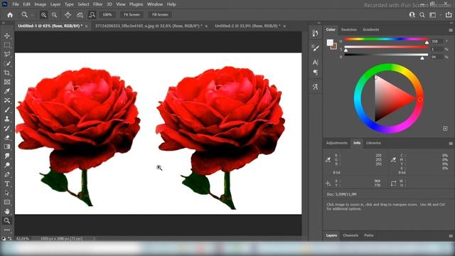 Photoshop 1.4 Фотошоп за начинаещи. Smart Objects, Резолюция и Размер на изображението. смотреть онлайн