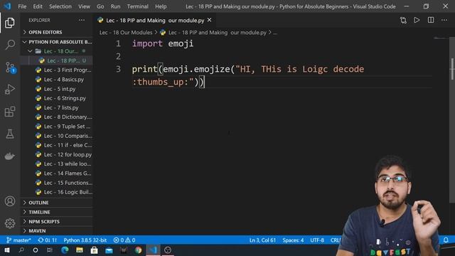 #18 Using PIP and making our own Modules - Python for Absolute Beginners 2022 смотреть онлайн