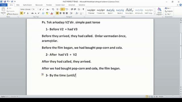 PAST PERFECT TENSE (MİŞ'Lİ GEÇMİŞ ZAMAN) смотреть онлайн