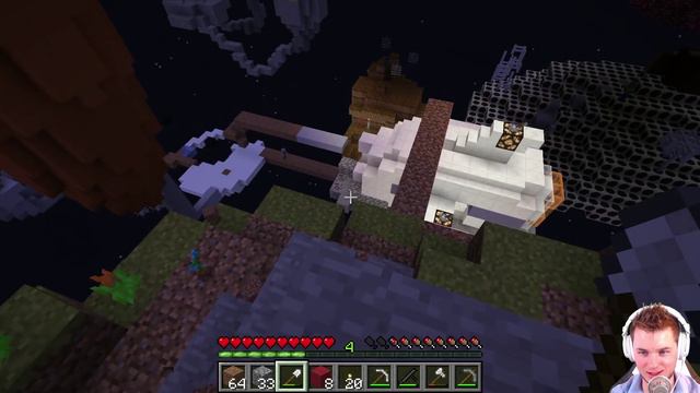 MINECRAFT IN SPACE! Survival, Visiting Mars, Epic Spaceship Build & More! (Minecraft Custom Map)