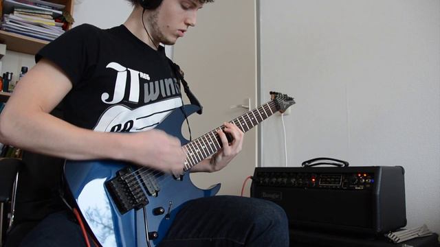 Textures - 'Singularity' Guitar Cover + 'Storm Warning' Backing Vocals (Nick Van Oorschot)