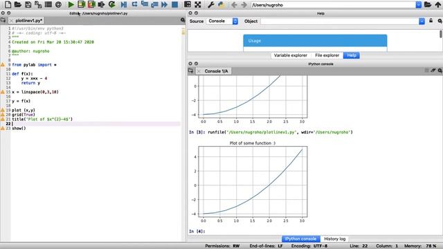Plot a Function in Python (Graph Plotting) смотреть онлайн