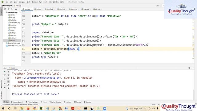 Datetime Module in Python | Data Science with Python Tutorial for Beginners | Session - 12 смотреть онлайн