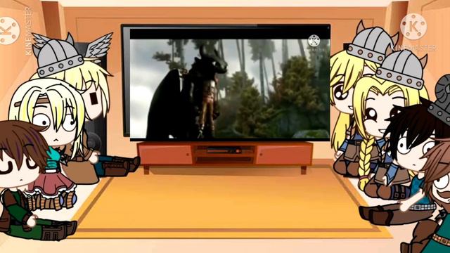 {part2} Past How To Train Your Dragon reacts like toothless and hiccup from Movie 2 {part 2}Short смотреть онлайн