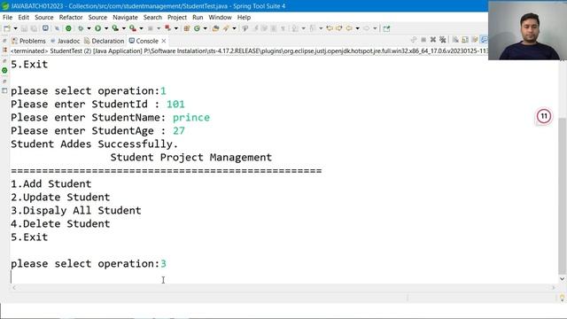 Project in Java based on Collection смотреть онлайн