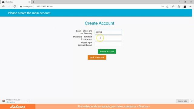 Cómo instalar PhotoShow usando Docker-compose смотреть онлайн