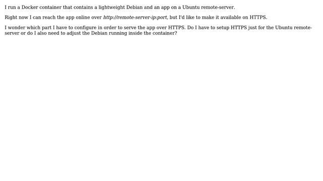 Unix & Linux: HTTPS with Docker? смотреть онлайн