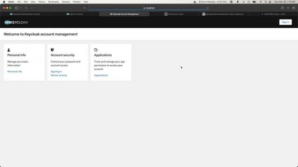 Keycloak Admin Console Tutorial