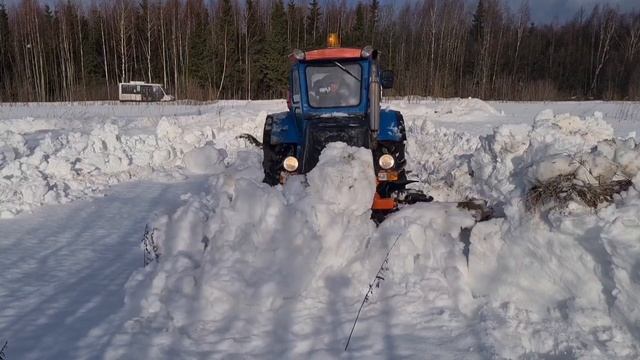 работа в зимний период на тракторе т40 смотреть онлайн