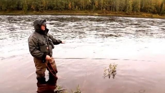 Уральская рыбалка нахлыст ,Северный Урал р. Вишера смотреть онлайн