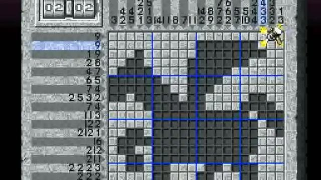 Mario no Super Picross (SNES) - Wario Level 7 смотреть онлайн