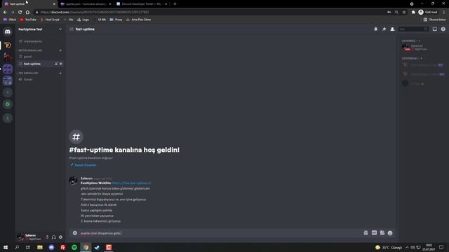 Glitch Discord Bot Token Gizleme | FastUptime смотреть онлайн