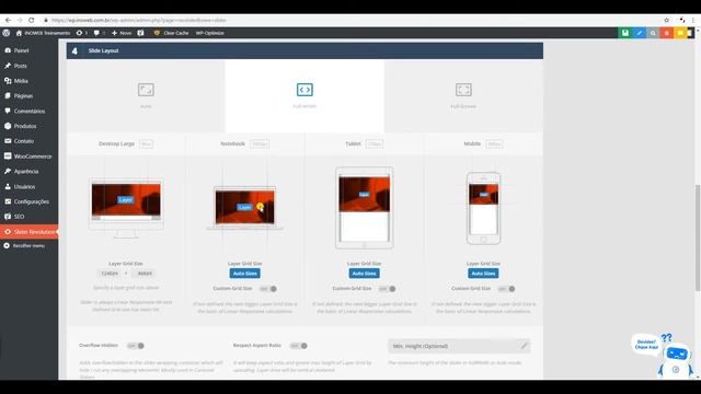 Configurações Slider Revolution Wordpress смотреть онлайн