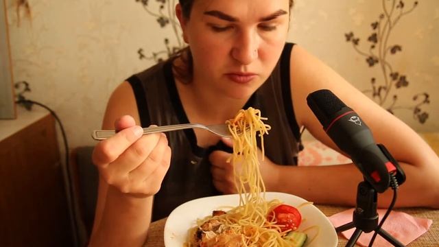 MUKBANG ACMP МАКАРОНЫ MISS X