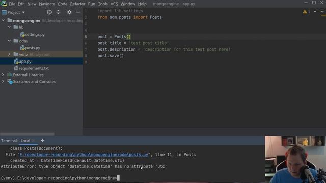 Learn how to use auto increment as primary key - Python mongoengine tutorial смотреть онлайн