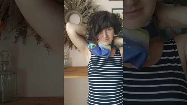 Как повязать платок 70х70 см смотреть онлайн
