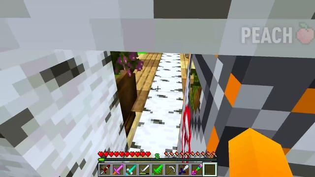 What's INSIDE the TINY HOUSE in Minecraft ? I found a SMALLEST BASE in STONE BLOCK ! смотреть онлайн