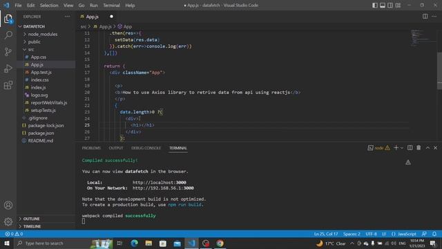 How to fetch data using api in reactjs || specific axios is used to retrive data from api смотреть онлайн