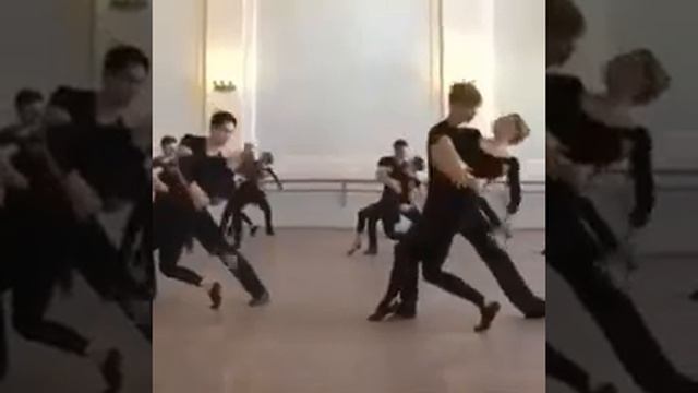 Ensayos en El Ballet Moiseyev.Montaje de Tango del Plata. смотреть онлайн
